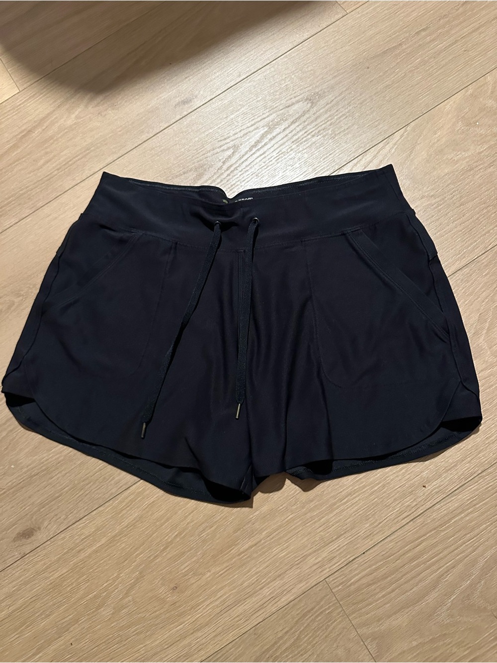 tek gear Black Women's Athletic Drawstring Shorts with Front Pockets